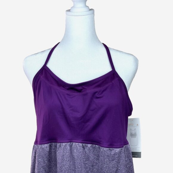 Champion C9 Purple High Performance Tank Top w/ Built-in Bra XXL - Picture 3 of 8